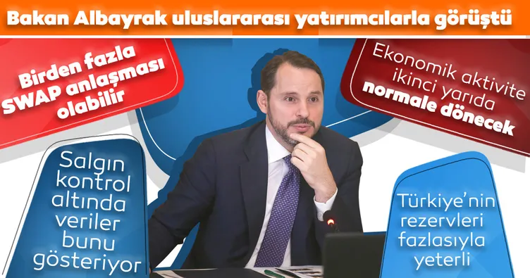 SON DAKİKA! Bakan Albayrak uluslararası yatırımcılarla görüştü