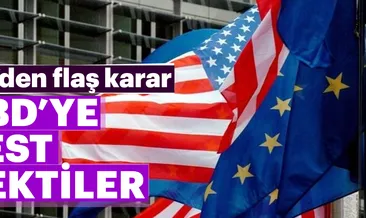 AB’den ABD’nin kararına rest