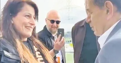 Bayrağı yerden alan taraftara teşekkür
