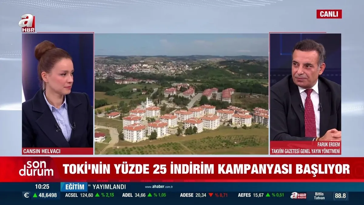 TOKİ’nin yüzde 25 indirim kampanyası başlıyor