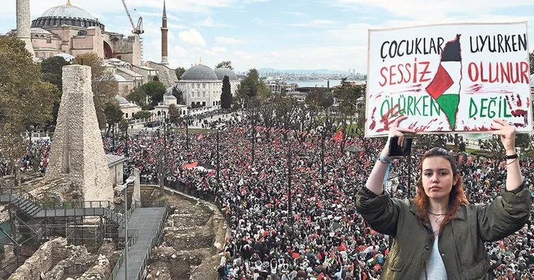 Gazze için tek yürek