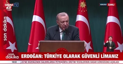 Kabine Toplantısı’nın ardından Başkan Erdoğan’dan açıklamalar!