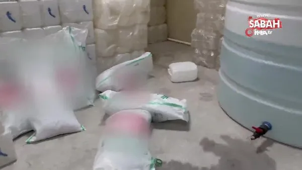 Mersin'de sahte alkol tesisi ortaya çıkarıldı: 20 ton etil alkol ele geçirildi | Video