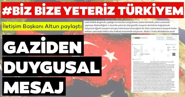 Türkiye tek yürek oldu! Biz bize yeteriz Türkiyem kampanyasına her kesimden destek