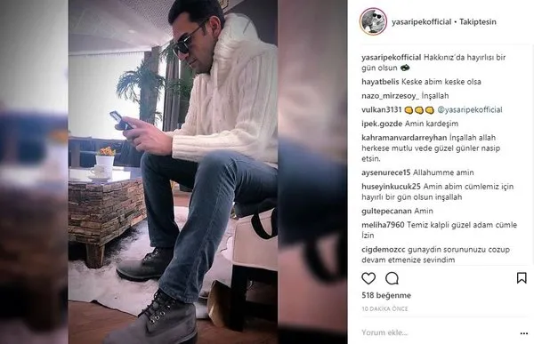 Ünlü isimlerin Instagram paylaşımları (07.03.2018)