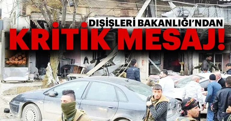 Dışişleri Bakanlığı’ndan çekilme mesajı
