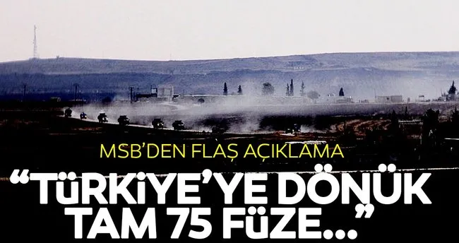 MSB’den flaş açıklama: Türk-Rus devriyesi İHA refakatinde yapıldı, Türkiye’ye dönük 75 roket tespit edildi