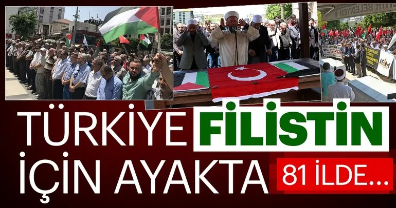 Türkiye Filistin için ayakta