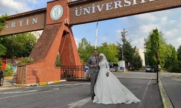 Üniversite aşkı evlilikle taçlandı