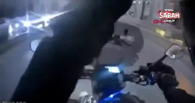 Bayrampaşa’da otomobile çarpan motosikletli ağır yaralandı! Korkunç kaza kamerada | Video