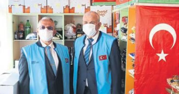 Camide hayır marketi