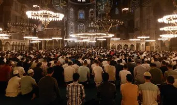 İstanbul’da Kurban Bayramı coşkusu! Ayasofya Cami tıklım tıklım