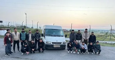 Tekirdağ’da 18 kaçak göçmen yakalandı