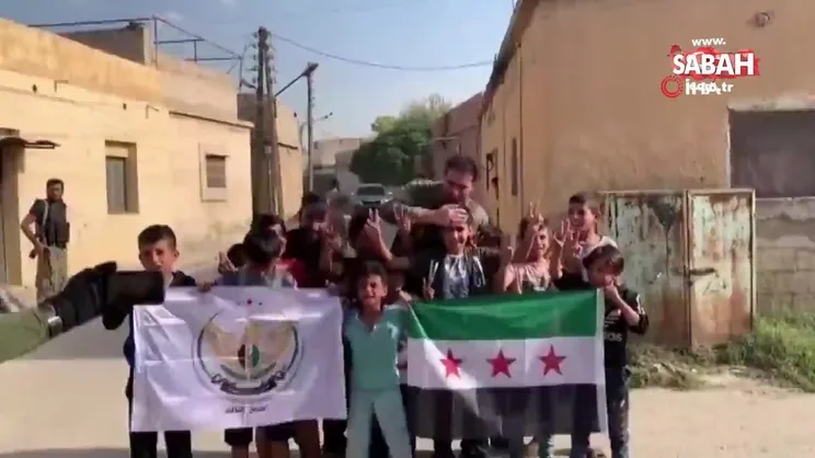 Tel Abyad'daki çocuklardan SMO'ya destek
