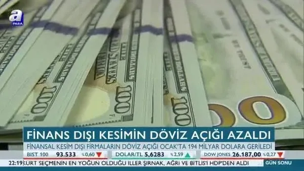 Finans Disi Kesimin Doviz Acigi Azaldi Videosunu Izle Son Dakika Haberleri