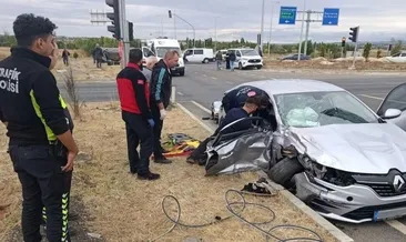 Kırklareli’de otomobil ile pikap çarpıştı! 4 yaralı #kirklareli