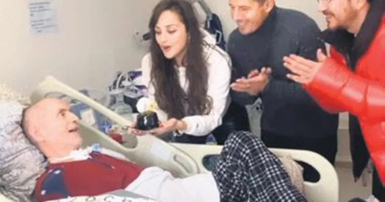 Doğum gününde anlamlı ziyaret