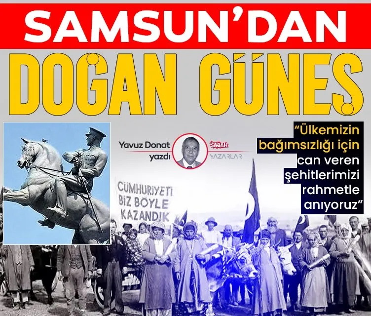 Samsun’dan doğan güneş