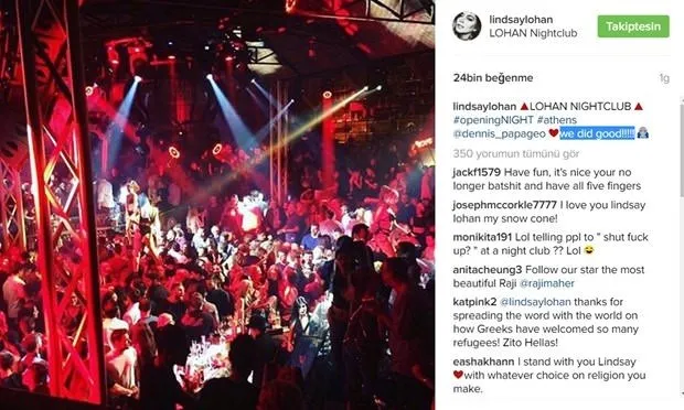 Lindsay Lohan İstanbul’da gece kulübü açıyor