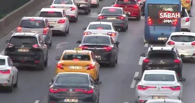 İstanbul’da haftanın ilk iş gününde trafik yoğunluğu | Video
