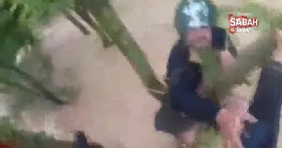 Şile’de selde mahsur kalan 2 kişinin helikopterle kurtarılma anı kamerada | Video