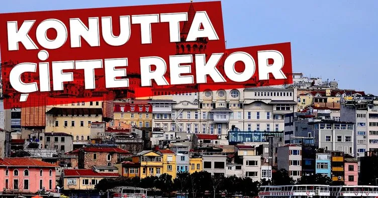 Konutta çifte rekor