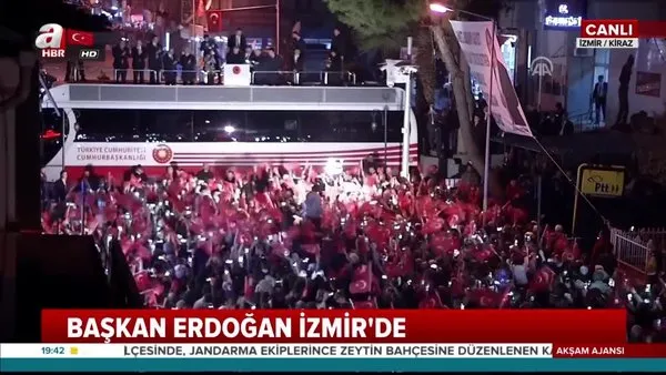 Başkan Erdoğan İzmir Kiraz'da müjdeyi verdi