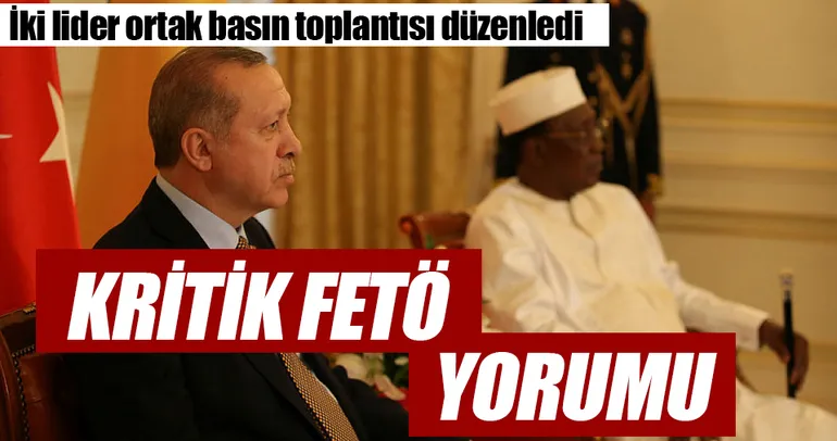 Cumhurbaşkanı Erdoğan: Çad’da bulunan FETÖ okulları Maarif Vakfımıza devredildi