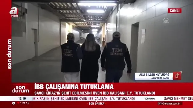 Son Dakika: Savcı Mehmet Selim Kiraz'ın şehit edilmesini öven İBB çalışanı Ezgi Yıldız tutuklandı... | Video