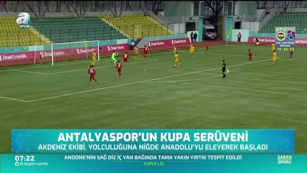 Antalyaspor yarı finale böyle geldi!