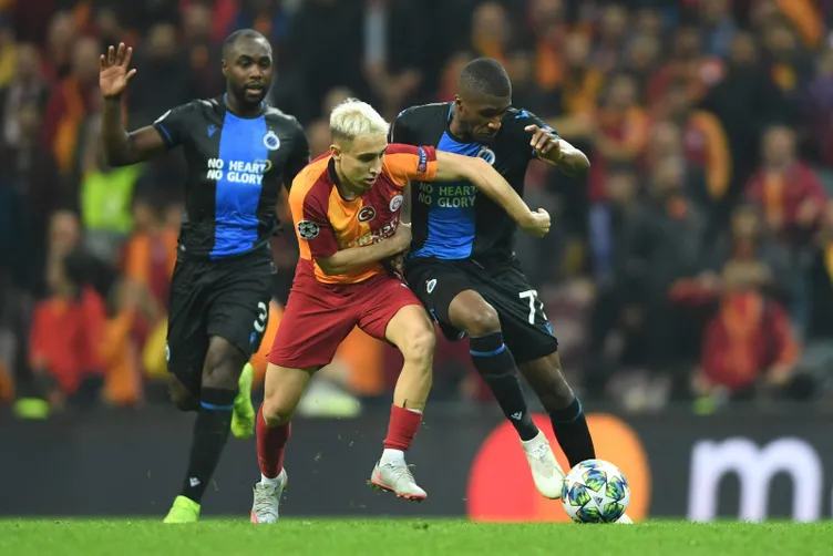 Galatasaray - Club Brugge maçından kareler