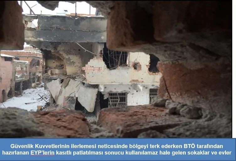 PKK’lılar kaçtıkları yerleri patlattı!
