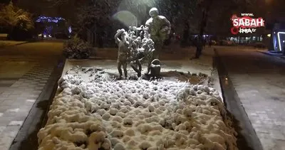 Balkanlar’dan gelen kar yağışı Kırklareli’nde etkili oluyor | Video