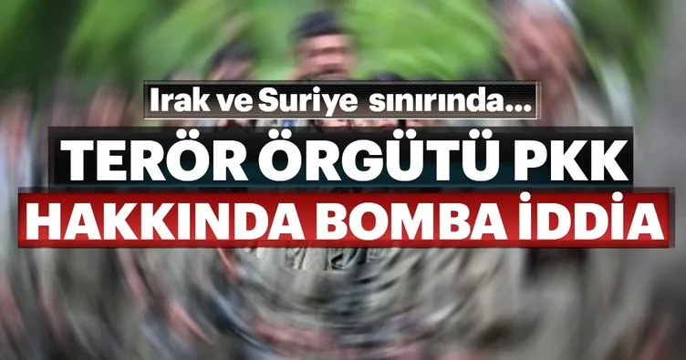Terör örgütü PKK hakkında bomba iddia!