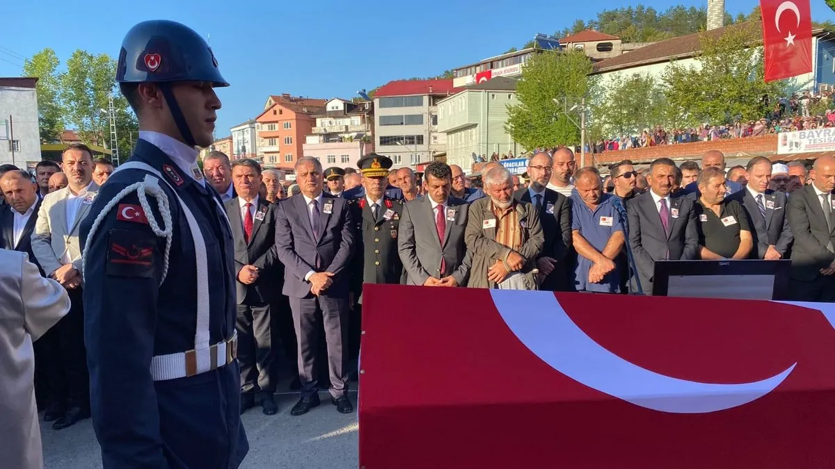 Şehidimize son görev