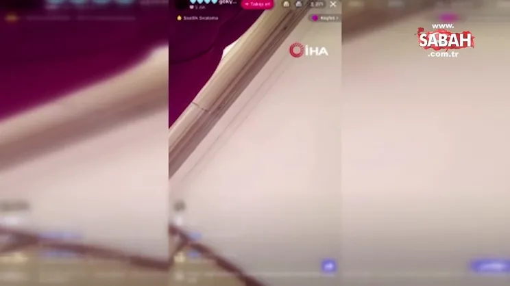 Canlı yayında 8 yaşındaki kızına müstehcen kelimeler kullanan kadın gözaltına alındı