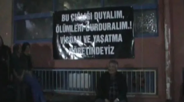 Ziyafet sofrasında açlık grevi