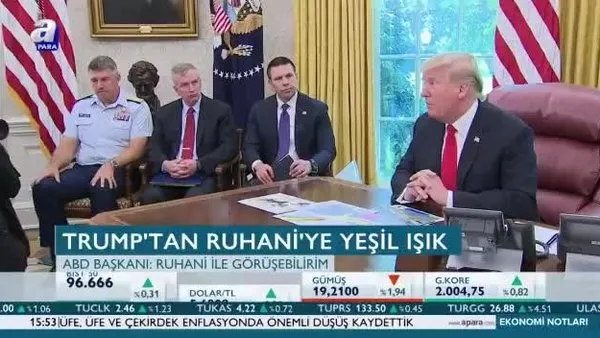 Trump'tan Ruhani'ye yeşil ışık