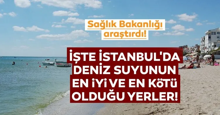 İstanbul’da deniz suyu analizleri yapıldı... İşte en iyi ve en kötü noktalar!