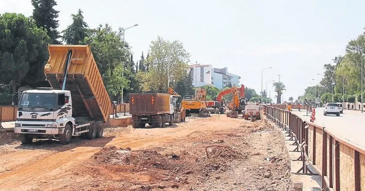 Raylı sistem çalışması sürüyor