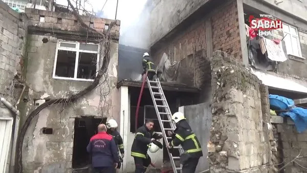 Kahramanmaraş'ta boş müstakil evde yangın | Video