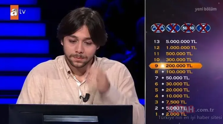 Kim Milyoner Olmak İster’de heyecan yaratan 300 bin TL’lik soru! Milyoner’de yarışmacı öyle bir karar verdi ki…