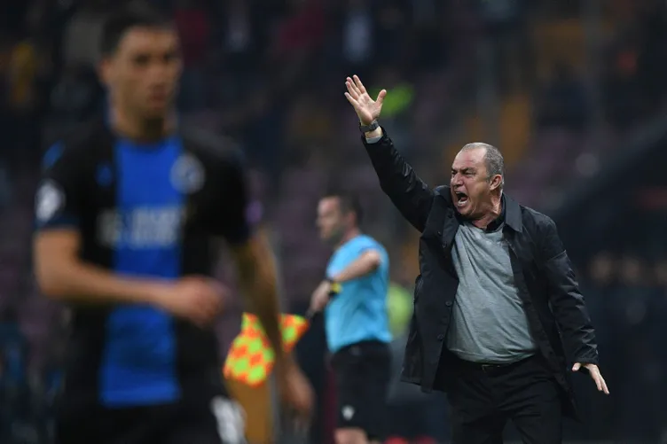 Galatasaray - Club Brugge maçından kareler