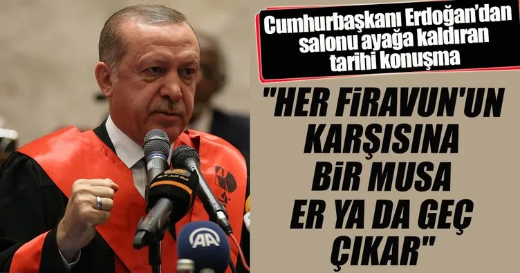 Cumhurbaşkanı Erdoğan’dan tarihi konuşma