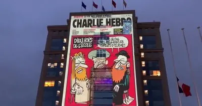 Macron haddini aşıyor! Fransa’da Hz. Muhammed’e hakaret karikatürleri devlet binalarına yansıtıldı | Video