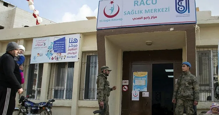 Sağlık Bakanlığı Afrin’in Racu beldesinde sağlık merkezi açtı