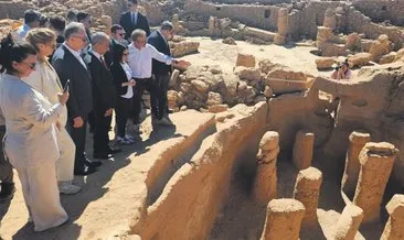 Japon Prenses gün yüzüne çıkarılan yapıları inceledi #sanliurfa