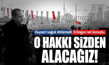 Cumhurbaşkanı Erdoğan: Sizden şehitlerin hakkını alacağız!