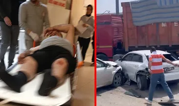 Bursa’da can pazarı! Zincirleme felakette 4 araç birbirine girdi: Yaralılar var! #bursa