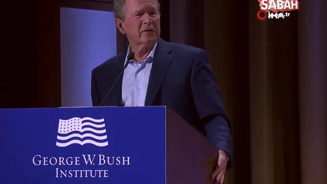 Eski ABD Başkanı Bush'tan 'Irak' gafı | Video